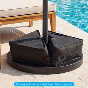 Set di 2 Sacchi di Sabbia per Base Ombrellone da Giardino, in Oxford 900D Impermeabile, Capacità 90 lbs, per Ombrelloni a Braccio Laterale - Product Image 1