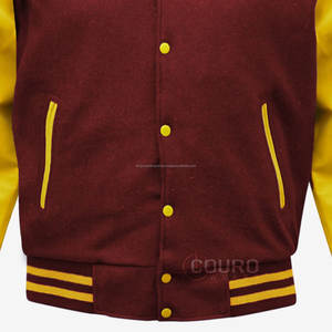 High Quality Letterman <b>Jacket</b> <b>Men</b> Versity <b>Jackets</b> Wool 100% Real Leather Winter Custom Design and Colored & <b>Black</b> Letterman - Product Image 6