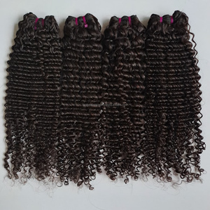 Extensiones de cabello humano liso de alta calidad 100% virgen indio Remy Bundles 10A 12A grado doble dibujado - Product Image 4
