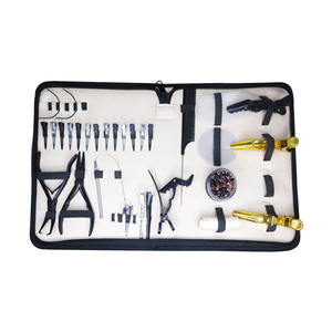 Kit de Herramientas Profesional para Extensiones de Cabello con Logotipo Personalizado, que Incluye Pinzas, Tijeras, Clips e Hilo para la Instalación de Extensiones en Salones de Belleza - Product Image 1