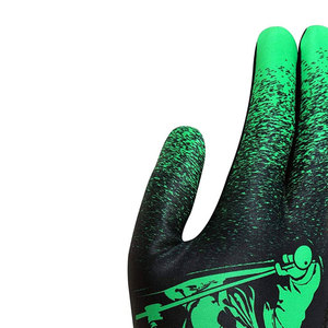 Gants de snooker Geo Brothers, nouvelle collection, haute qualité, spandex, séchage rapide, respirants, légers, fermeture auto-agrippante, design tendance. - Product Image 5
