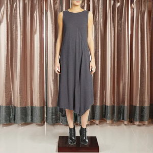 Elegante Vestido de Noche sin Mangas para Mujer, Estilo Trompeta, Línea A, Cintura Baja, Colores Personalizados, Spandex, Algodón, Hasta la Rodilla, Maternidad - Product Image 3