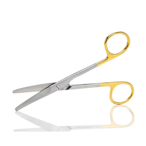 Tijeras de Disección Metzenbaum Premium TC con Incrustaciones de Carburo de Tungsteno, Puntas Rectas y Curvas, CE ISO - Product Image 1