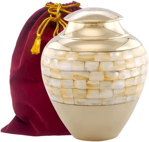 Urne élégante rentrant à la maison oiseaux urne de crémation en laiton fabriquée à la main pour cendres humaines urnes funéraires pour adultes fournitures funéraires - Product Image 4