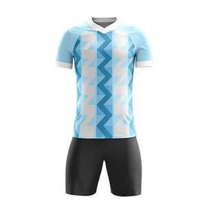 ผ้าโพลีเอสเตอร์คุณภาพสูง น้ำหนักเบา ระบายอากาศได้ดี ทันสมัย ยอดนิยม  ผู้ผลิตชั้นนำ รับผลิตชุดกีฬา ชุดฟุตบอล พร้อมสกรีนโลโก้ตามสั่ง - Product Image 1