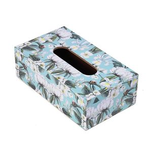 Floral Wooden Rectangular Handmade Eco-Friendly Luxury <b>Wedding</b> <b>Tissue</b> Box & Paper Towel Holder Home Table Decor - Product Image 3