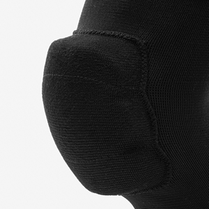Genouillère noire tricotée à enfiler pour soutien et protection articulaire - Product Image 3