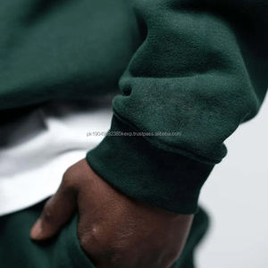 Sudadera con Capucha Lisa de Alta Calidad, Estilo Urbano, Sin Cordones, Personalizable, Talla Grande para Hombre, MOQ Bajo - Product Image 5