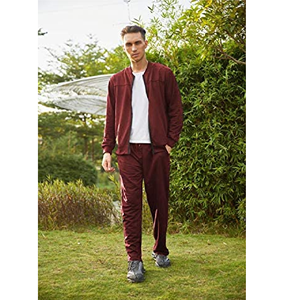 Survêtement de sport de marque pour hommes, tenue décontractée 2 pièces, avec fermeture éclair, coupe-vent, 2020 - Product Image 5