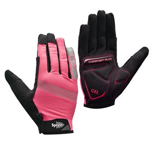 Gants de cyclisme haute visibilité, gants de VTT à doigts complets, respirants, avec protection de la paume, gants de sport réfléchissants - Product Image 6