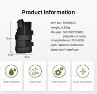 Vente en gros d'usine : Holster tactique portable pour arme à feu, ceinture de transport d'outils, sacoche pour arme, pour activités tactiques