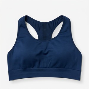 สปอร์ตบราสำหรับผู้หญิง แบบไร้โครงเสริมฟองน้ำ ทรง Racerback สำหรับออกกำลังกาย ฟิตเนส โยคะ ระบายอากาศได้ดี ซับเหงื่อ ช่วยพยุงทรง - Product Image 3