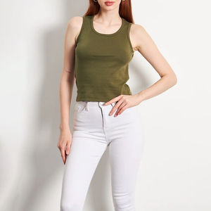 Camiseta deportiva sin mangas para mujer con estampado de sublimación completa, nueva moda de verano, cuello redondo, para mujer - Product Image 1
