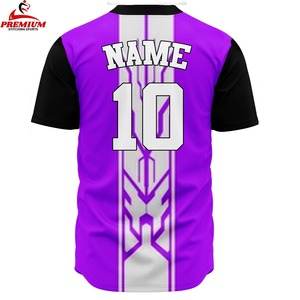 Uniforme de Béisbol Personalizado de Primera Calidad para Hombre, Nuevo Estilo, Color Sólido, Transpirable, Anti-UV, Absorbe la Humedad, Gran Venta - Product Image 3