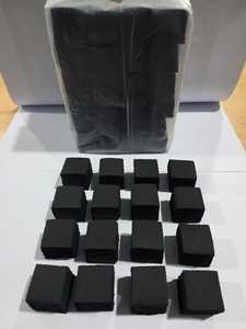 Charbon de coco noir sans fumée Cube 25 pour chicha, paquet de 1 kg (72 briquettes, temps de combustion de 120 minutes) - Product Image 3