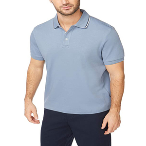 Polos Personalizados de Alta Calidad para Hombre, 100% Algodón, Manga Corta, Cómodos, Lisos, Casuales - Product Image 1