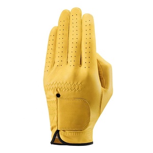POWER HINT Genuine Leather Full Finger Custom Colors Golf Gloves <b>Hook</b> Loop Non-slip Stretch Durable Professional Sports Hand - Product Image 5