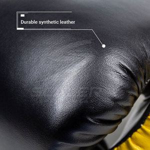 Guantes de Entrenamiento de MMA de Cuero de Última Moda, Carcasa Exterior Resistente, Espuma Interior que Absorbe la Humedad, Impermeables, Máxima Absorción de Impactos, Unisex - Product Image 4