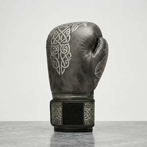 Guantes de Boxeo de Cuero con Diseño de Dragón Grabado, Cierre de Cordones en la Muñeca, Impermeables, Protección UV, para Uso en Exteriores, Entrenamiento, Alta Calidad Premium - Product Image 2
