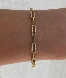 Elegante Pulsera de Plata 925 Estilo Tenis con Diamantes de Primera Calidad y Piedras Brillantes, Joyería de Lujo, Regalo para Ella - Product Image 1