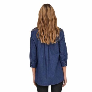 Women Customizable Eco-Friendly Breathable Jeans Shirt High Quality 100% Cotton Quick Dry New Design Reasonable Price - Product Image 6