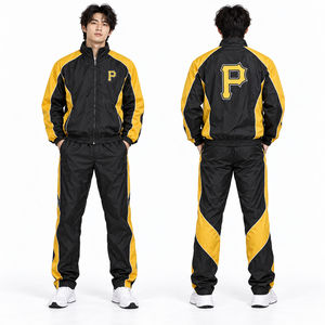 Ensembles coupe-vent sportifs pour hommes – Commandes en gros, impression sérigraphique, options de tailles, service d'échantillonnage – Vêtements de sport, tenues de jogging, couches de protection pour l'extérieur - Product Image 5