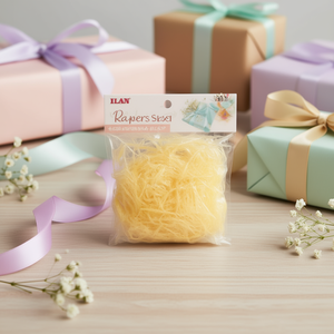 Trucioli di Carta ILAN 20g Gialli per Confezioni Regalo - Product Image 3