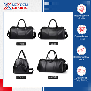 กระเป๋าเดินทางหนัง PU แฟชั่นขายดี พร้อมช่องใส่รองเท้า หูหิ้วนุ่ม จุของได้เยอะ เหมาะสำหรับการเดินทางไกล - Product Image 4