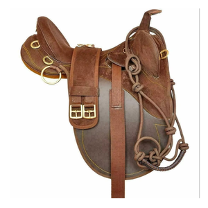 Selle d'équitation en cuir véritable |   Selle australienne |   Équipement équestre artisanal pour le ranch, les sentiers et l'équitation - Product Image 1