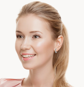 <b>Hoops</b> Earrings Diamond Earrings Gold and <b>Silver</b> Earrings Natural and Lab Grown Diamonds Earrings <b>Hoops</b> Fine Jewelry for Women - Product Image 6