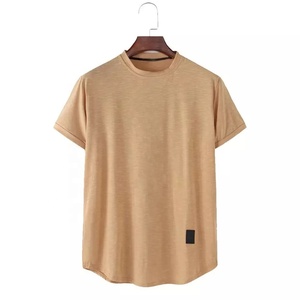 T-shirts pour hommes en coton 100% de haute qualité, tricotés, imprimés numériquement, tendance, pas chers, vente en gros, options de logo personnalisé - Product Image 1