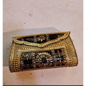 Pochette de soirée en cristal artificiel style Art Déco pour mariage et voyage - Product Image 3