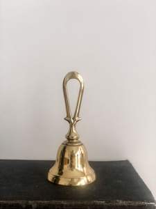 Campana de Mano de Latón para Ceremonia Aarti, Rituales Religiosos, Decoración de Sala de Meditación, Artesanía Clásica, Festival Auspicioso - Product Image 6