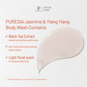 Puresia Wash - Gel de Ducha Herbal de Jazmín e Ylang Ylang, Hidratante para Piel Sensible, 400gr, Alta Calidad, Mejor Precio del Mercado - Product Image 4