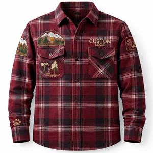 Bulk Custom Embroidered <b>Flannel</b> <b>Shirts</b> for <b>Men</b> - Direct from Manufacturer, Wholesale OEM Supplier - Product Image 1