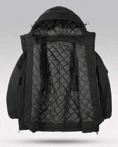 เสื้อแจ็คเก็ตเทคแวร์ผู้ชายแบบกันน้ำ กันลม สไตล์สตรีทแวร์ไซเบอร์พังก์ มีฮู้ด  แบบคาร์โก้  ป้องกันลม - Product Image 2