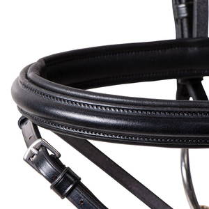 Bridon d'équitation de luxe en cuir véritable de qualité supérieure, confortable et personnalisable pour l'extérieur et les sports équestres - Product Image 4
