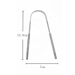 Grattoir à Langue en Acier Inoxydable Double Face en Forme de U de Qualité Supérieure, Réutilisable, Nettoyeur de Langue de Haute Qualité - Product Image 2