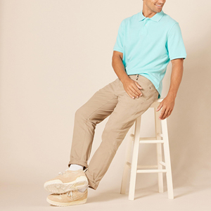 Polo pour homme, haut décontracté d'été, tissu doux et confortable, manches courtes, idéal pour le quotidien, le bureau et les sorties en plein air le week-end - Product Image 5