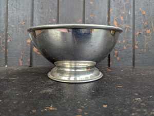 Tazón de Metal Ecológico Hecho a Mano con Diseño FLORAL para Decoración de Cocina y Hogar - Product Image 2
