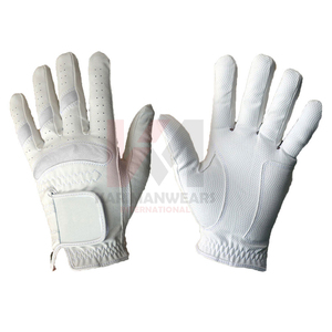 Guantes de Golf Deportivos con Logotipo Personalizado, Palma de Cuero Suave y Tela Flexible en el Dorso para Entrenamiento al Aire Libre - Product Image 6