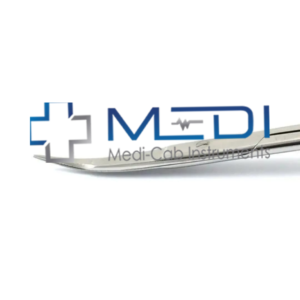 Ciseaux dentaires courbes de qualité supérieure en acier, fabriqués par Medicab Surgical Instruments, utilisés pour la chirurgie dentaire. - Product Image 3