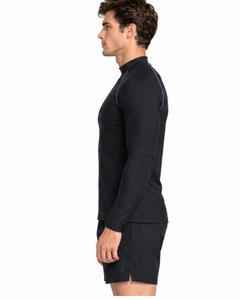 Camiseta de Compresión de Manga Larga para Hombre, Diseño Personalizado de Fábrica, Poliéster, para Entrenamiento de Jiu Jitsu Brasileño (BJJ), Protección UPF50, Transpirable - Product Image 6