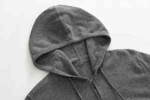 Sudadera con capucha de cachemira personalizada para hombre, suéter tejido de lana, sudadera con capucha de invierno con cremallera y manga larga. - Product Image 4