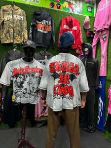 T-shirt à manches courtes et col rond personnalisé en coton épais 100% personnalisé pour hommes et femmes sérigraphie DTG/DTF - Product Image 5