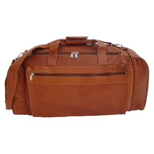 Premium Quality 2024 Leather Duffle <b>Bags</b> Men Waterproof Foldable <b>Overnight</b> Luggage Multi-Functional Canvas Duffle <b>Bags</b> OEM - Product Image 4