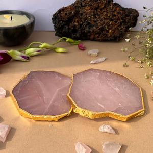 Hand Finished <b>Marble</b> <b>Coasters</b> Luxury Natural Stone Drink <b>Coaster</b> Set With Refined Polished Surface Durable Heat Resistant Design - Product Image 5