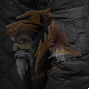 Blouson bomber avec logo personnalisé disponible au prix de gros, blouson d'hiver pour homme de haute qualité avec broderie personnalisée - Product Image 6