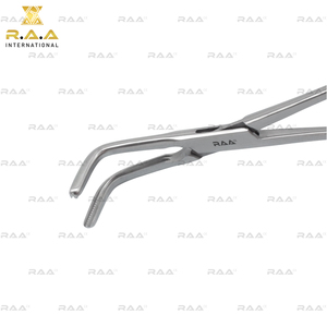เครื่องมือผ่าตัด R.A.A.INTERNATIONAL RAA-256 Zeppelin Z Clamp Forceps แบบงอ 10 นิ้ว ปากจับแบบ Atraumatic B Med ผลิตจากเหล็กกล้าไร้สนิมเยอรมัน ได้มาตรฐาน ISO13485 - Product Image 5