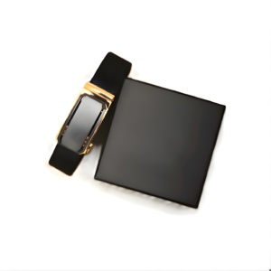 Cinturón Formal para Hombre con Hebilla Automática Dorada, de Primera Calidad, Ajustable, Resistente, Elegante y Duradero, para Oficina, Casual y Uso Diario - Product Image 1